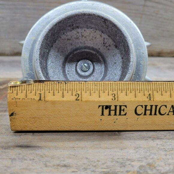 Modernistic Dragonfly Massive Chrome Metal Lid Jar Topper Industrial - Picture 8 of 14